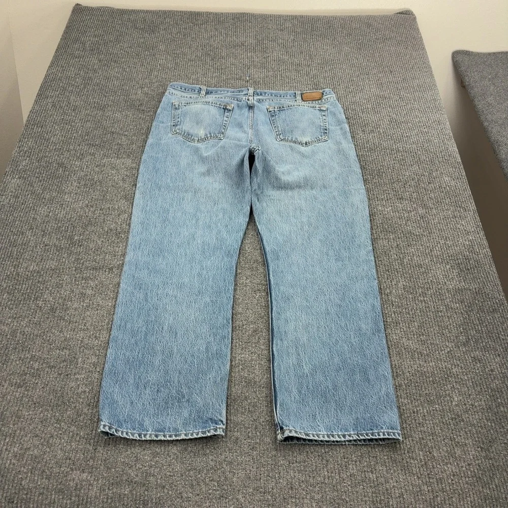 Vintage Gap Jeans Mens 40x30 Light Blue Cotton Easy Fit Straight Leg 90s Casual